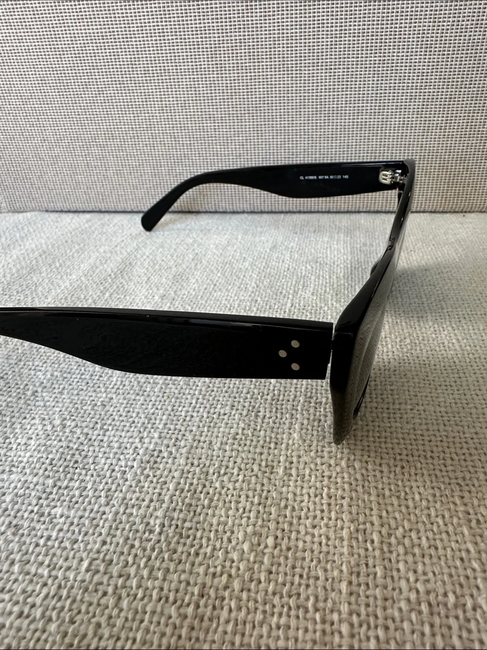 CELINE Rare Authentic Black Cat-Eye Sunglasses CL41399S